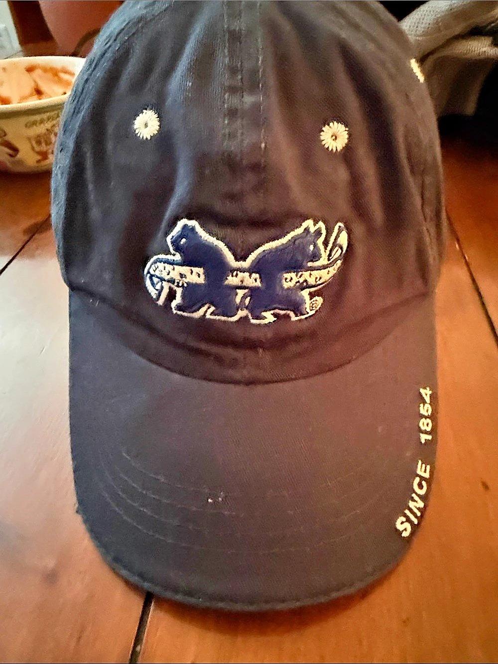Hillard Lyons Embroidered Logo Baseball Cap in Black